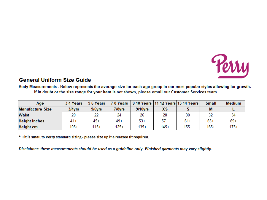 Sizing Guide
