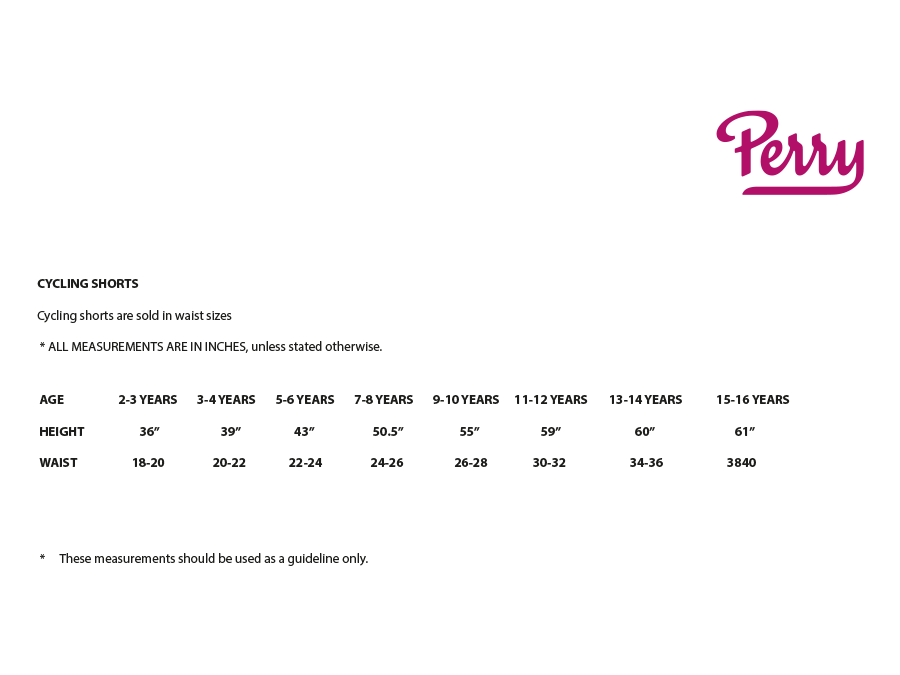Sizing Guide