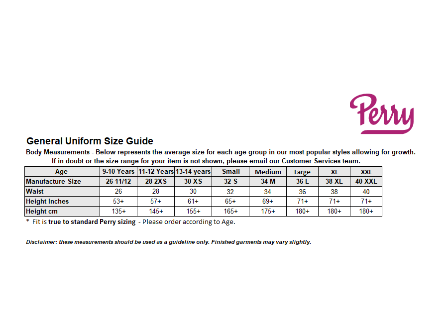 Sizing Guide