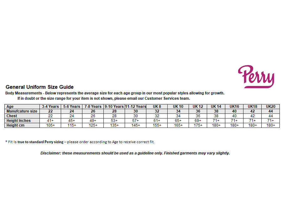 Sizing Guide