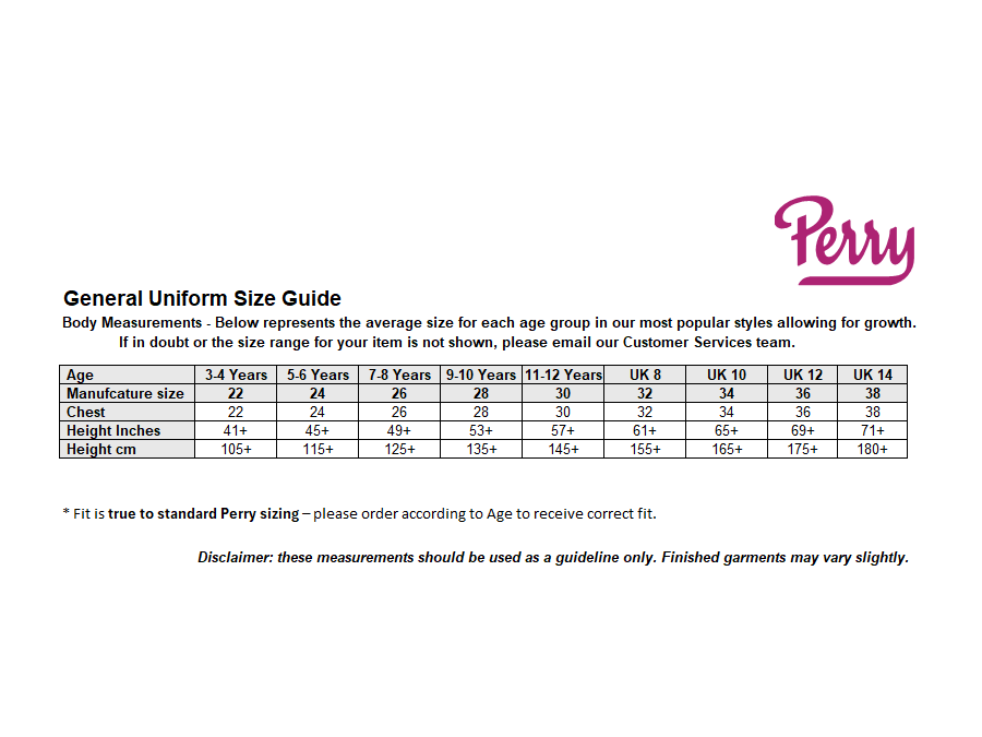 Sizing Guide