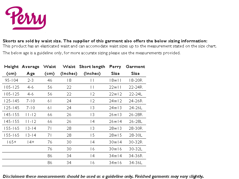 Sizing Guide