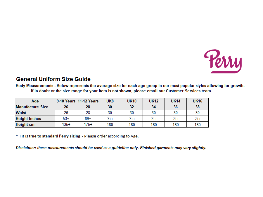 Sizing Guide