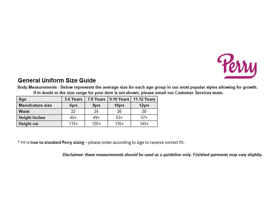 Sizing Guide