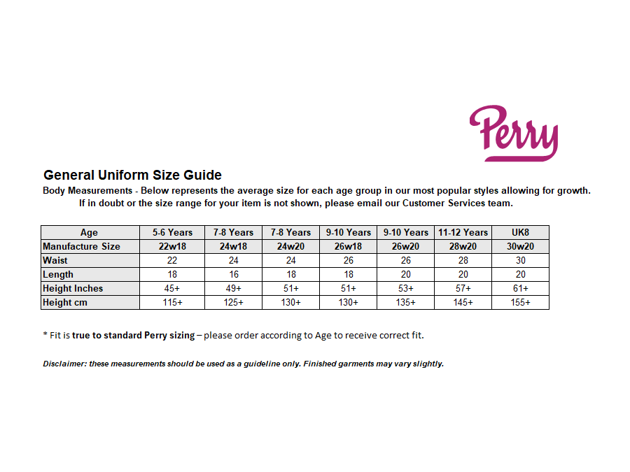 Sizing Guide