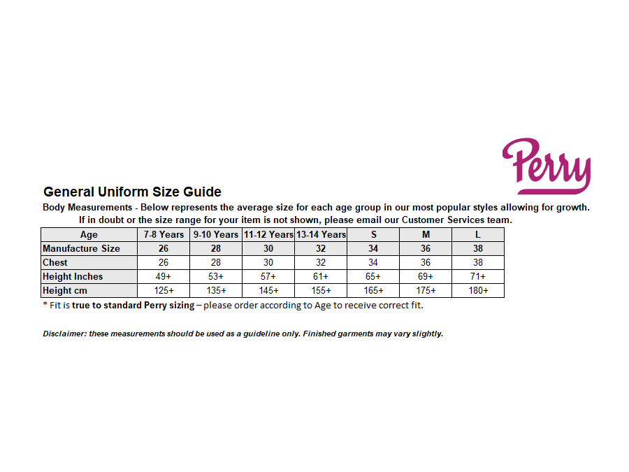 Sizing Guide
