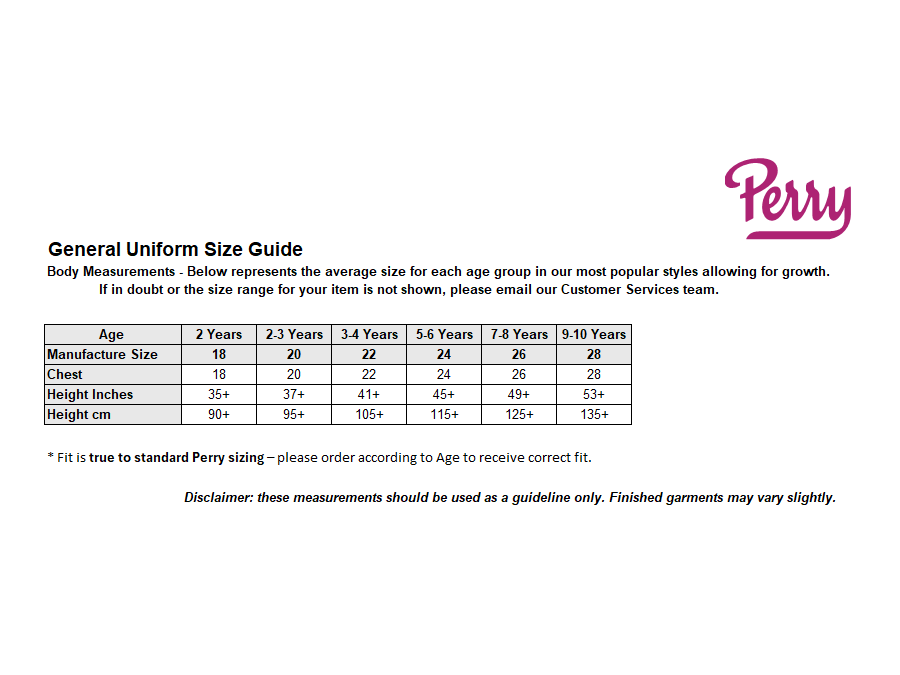 Sizing Guide