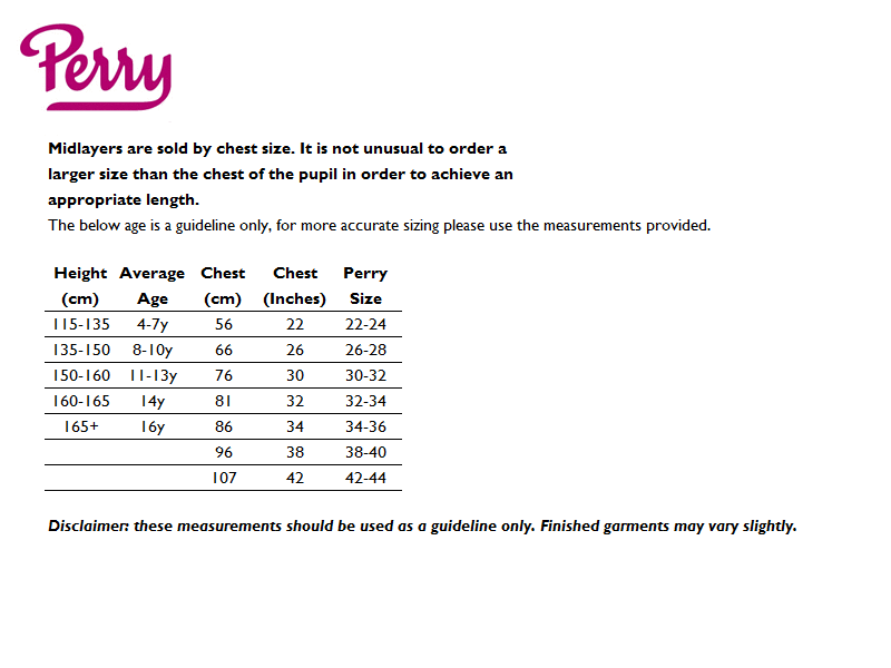 Sizing Guide