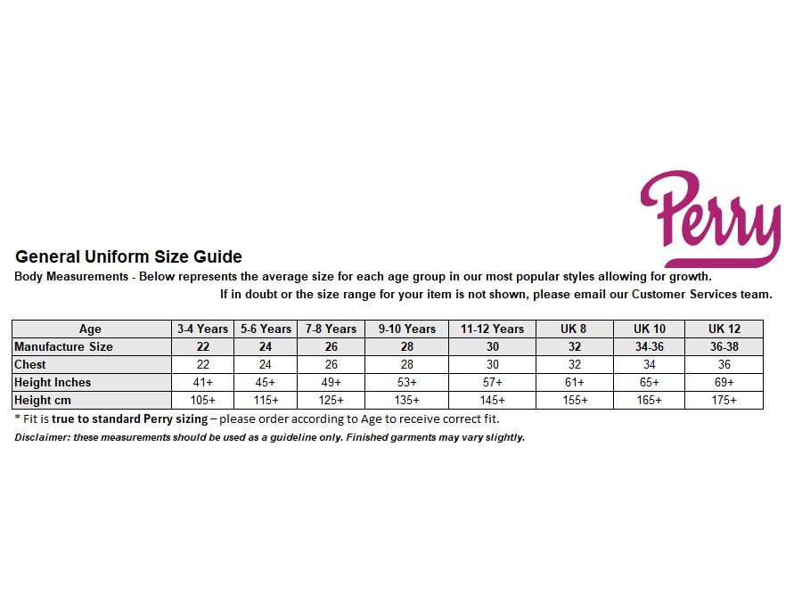 Sizing Guide
