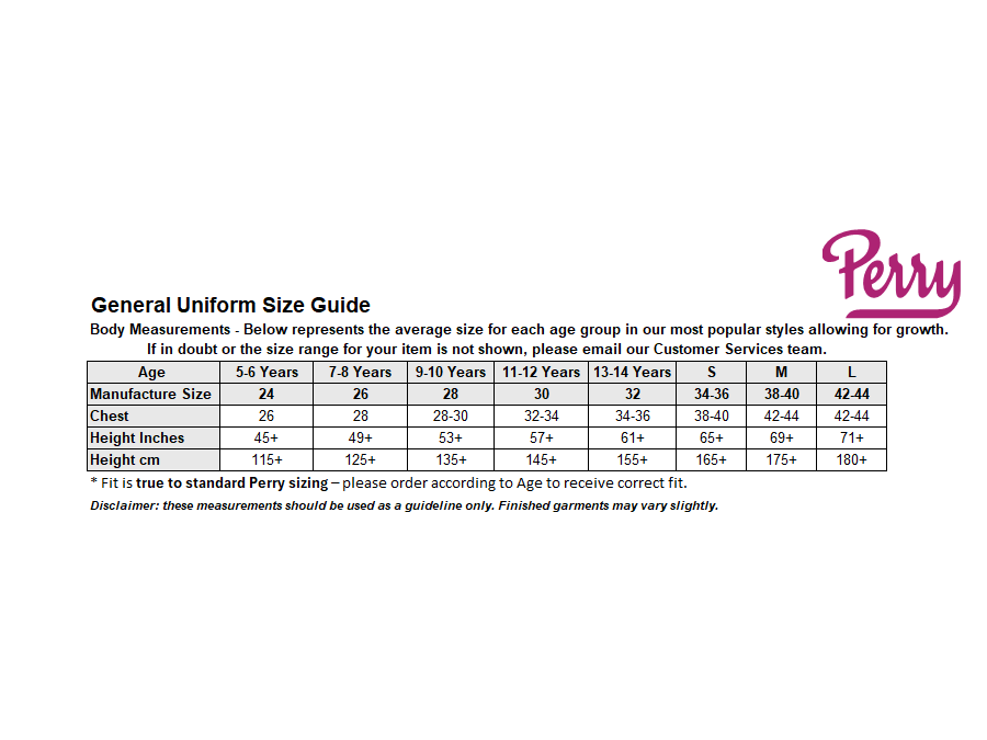 Sizing Guide