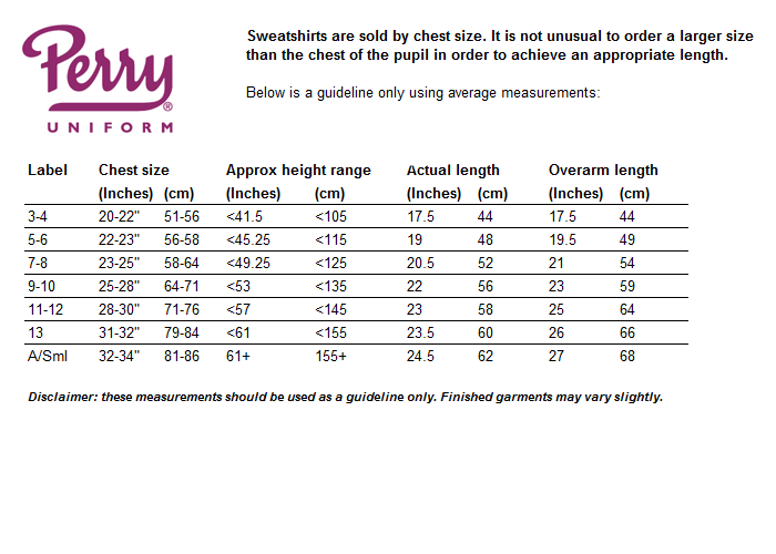 Sizing Guide