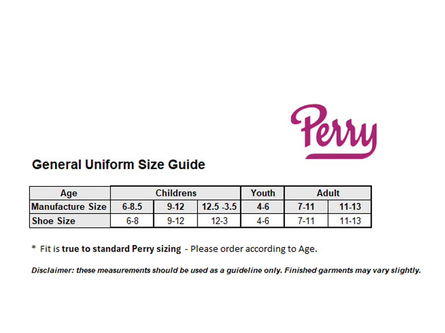 Sizing Guide