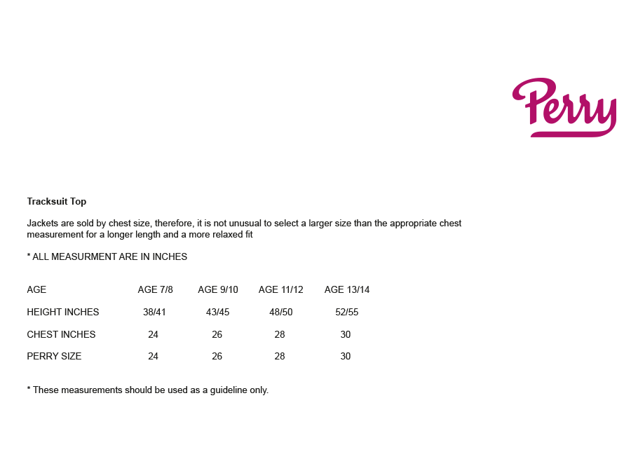 Sizing Guide