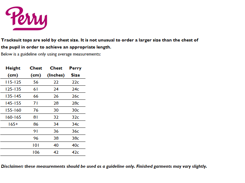 Sizing Guide