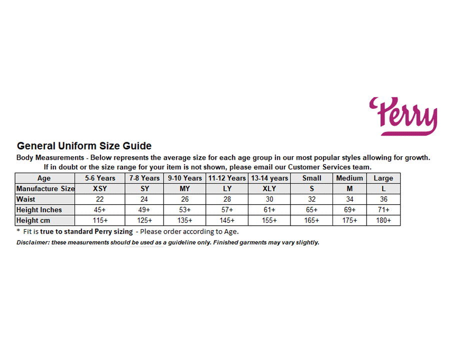 Sizing Guide