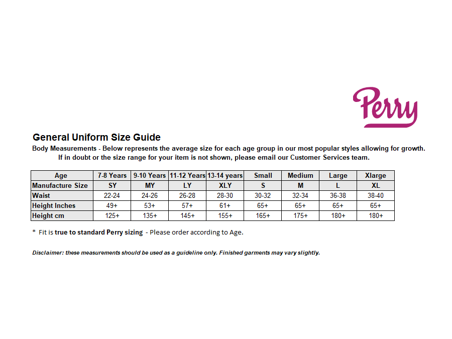 Sizing Guide