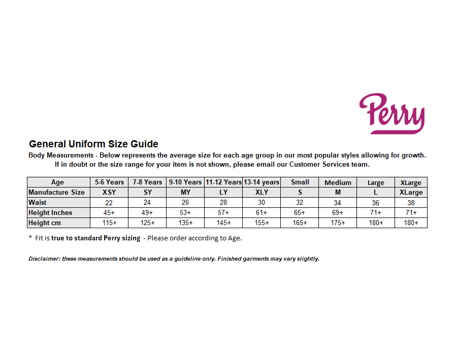 Sizing Guide
