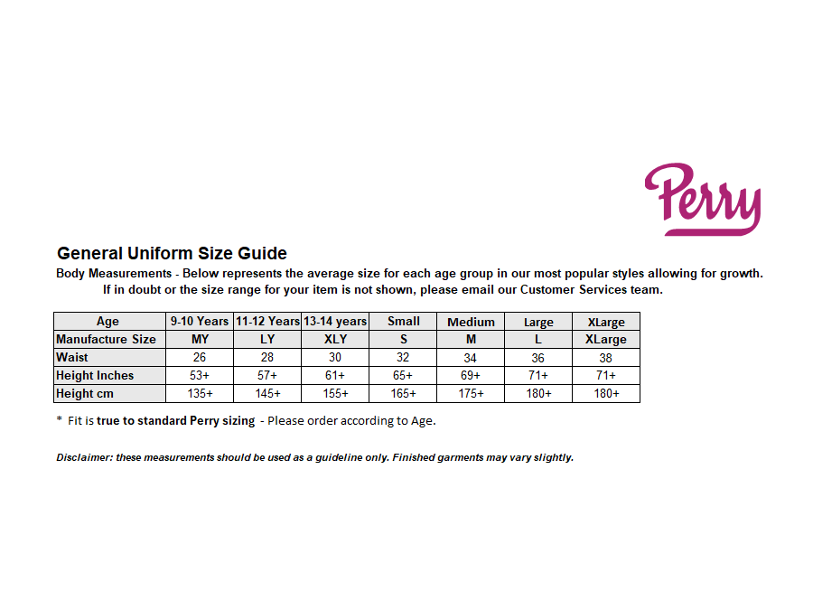 Sizing Guide