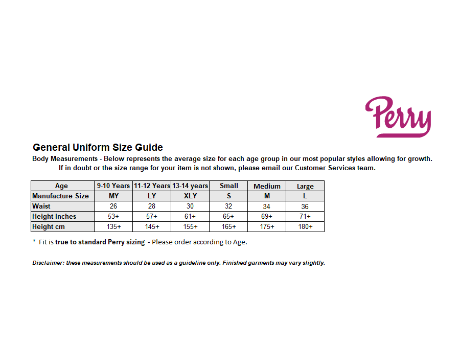 Sizing Guide