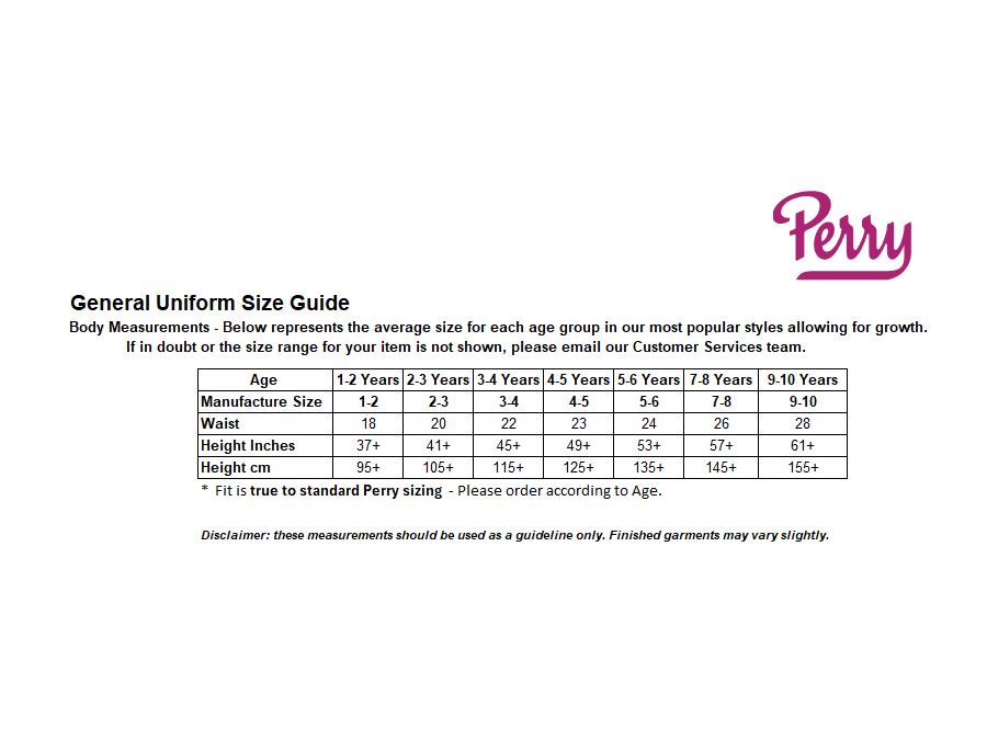 Sizing Guide