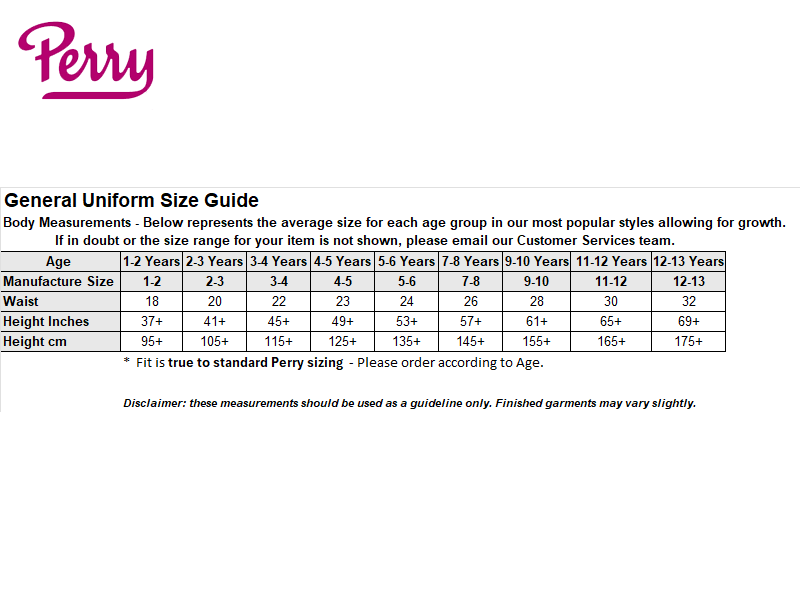 Sizing Guide