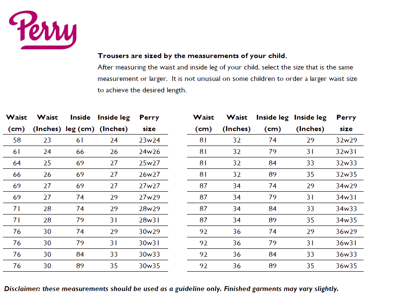 Sizing Guide