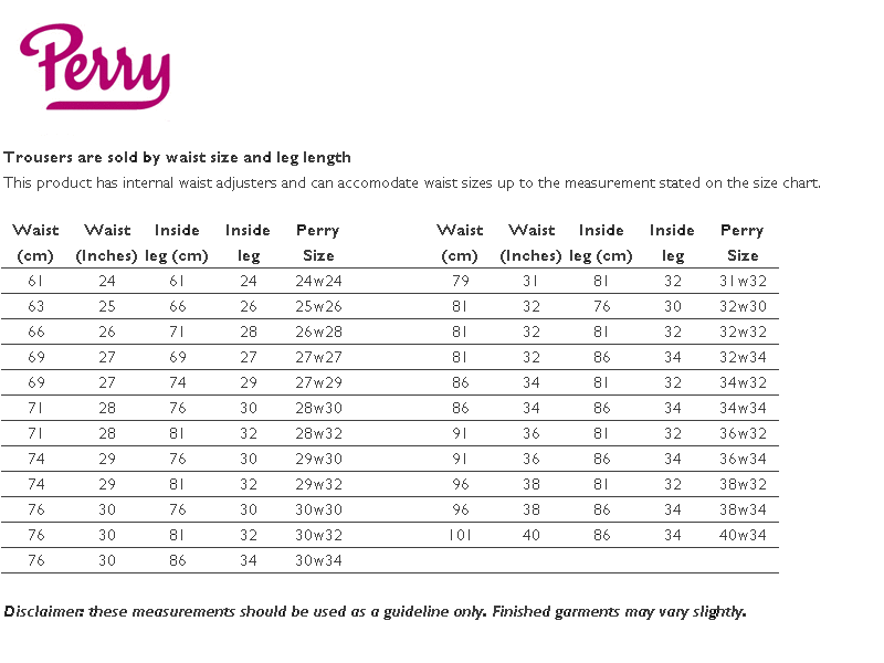 Sizing Guide