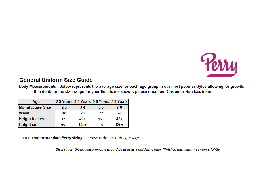 Sizing Guide