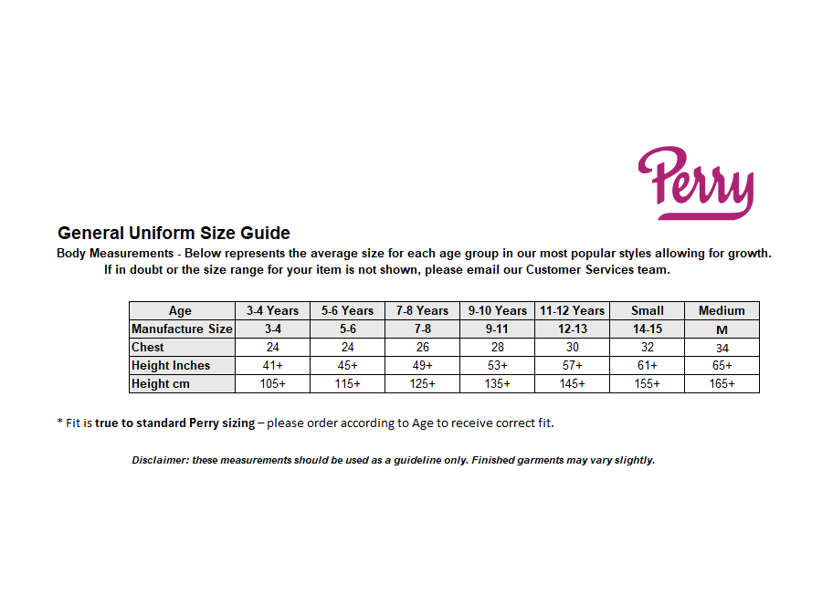 Sizing Guide