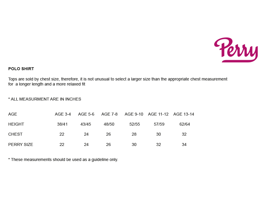 Sizing Guide