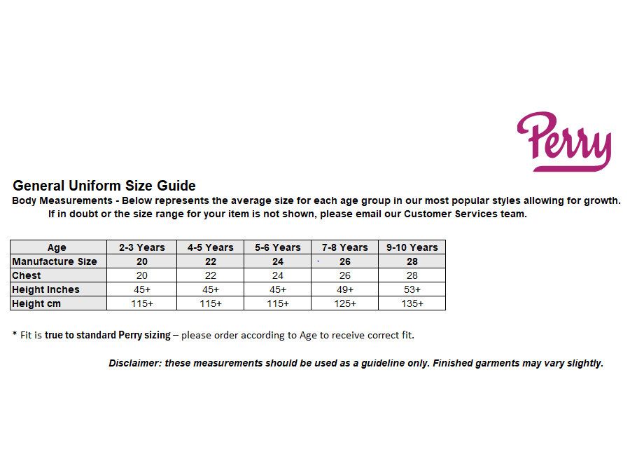 Sizing Guide