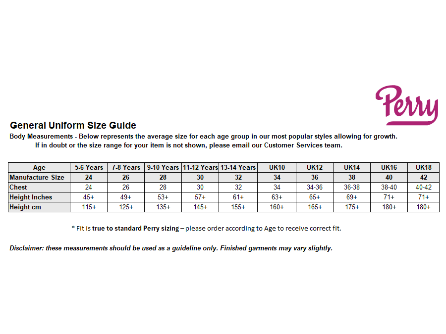 Sizing Guide