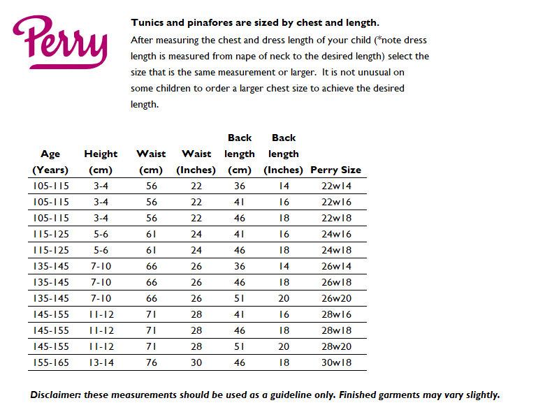 Sizing Guide