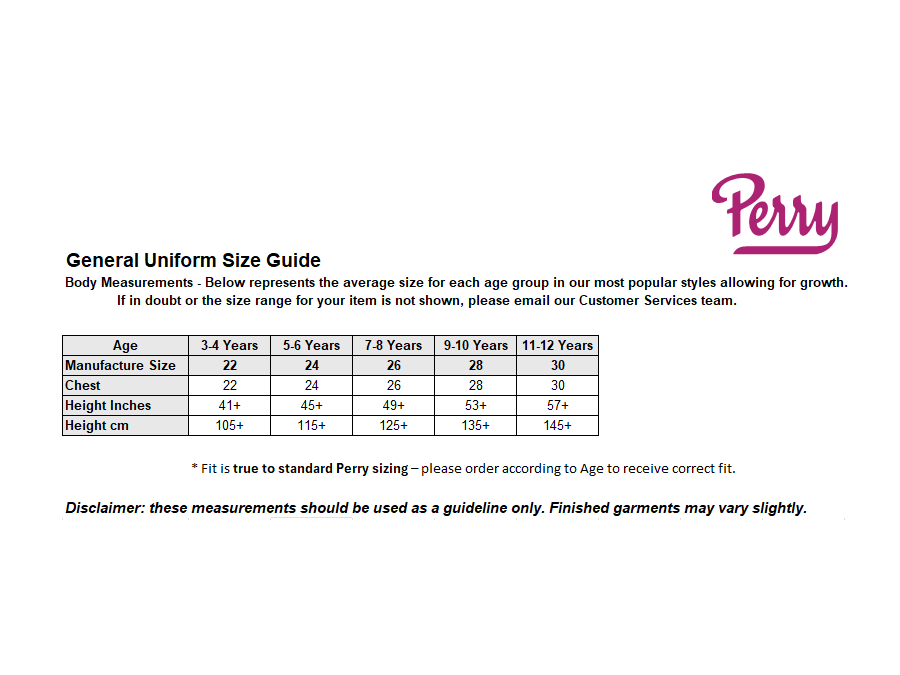 Sizing Guide