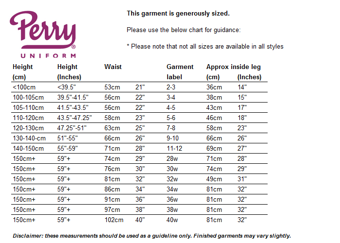 Sizing Guide
