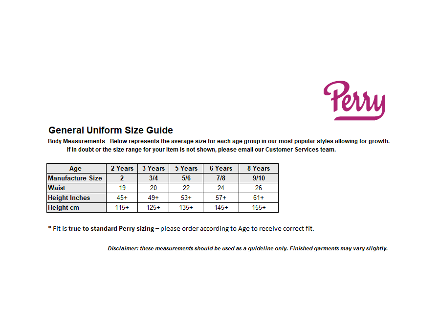 Sizing Guide