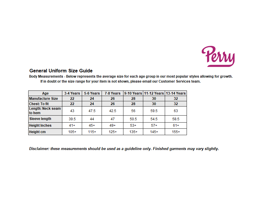 Sizing Guide