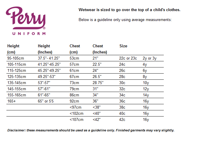 Sizing Guide