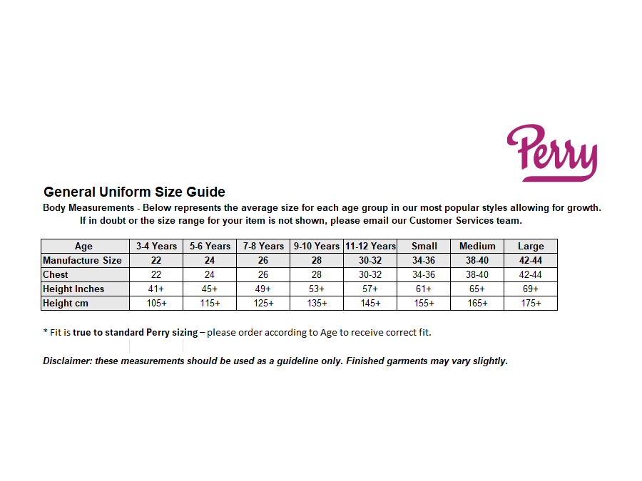Sizing Guide