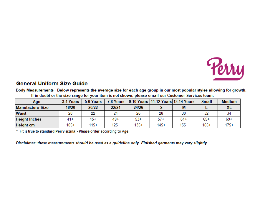 Sizing Guide