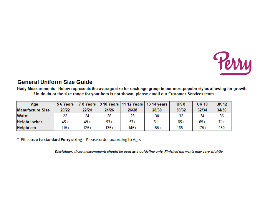 Sizing Guide
